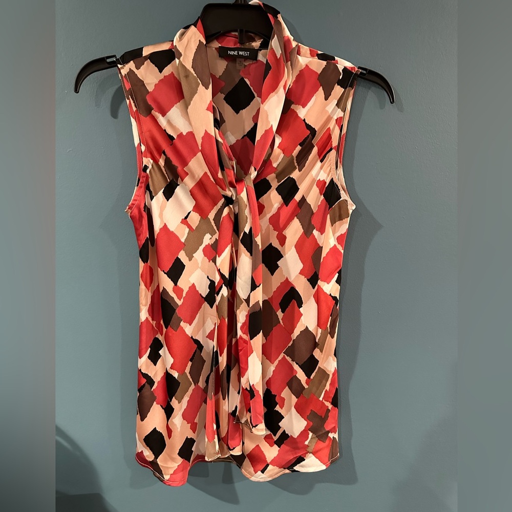Nine West sleeveless blouse